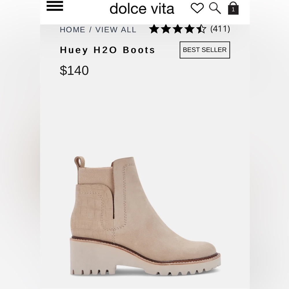 Dolce Vita Huey H2O size 7.5